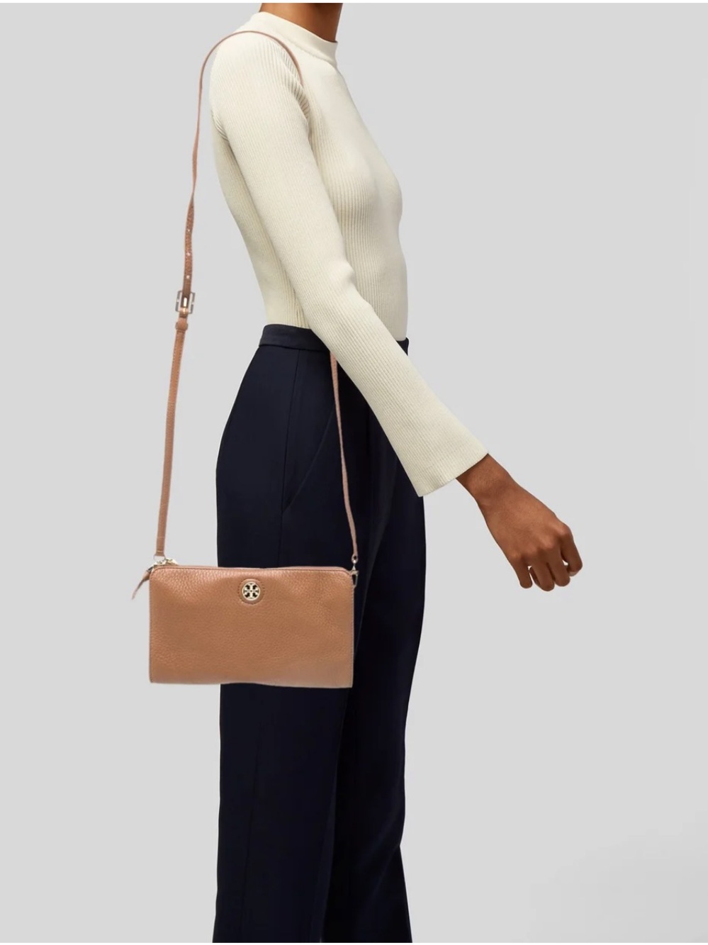Tory Burch Pebbled Leather Crossbody